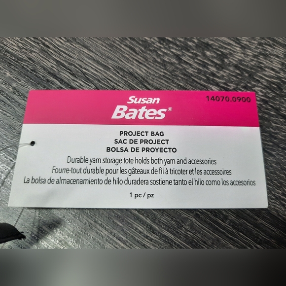 Susan Bates Project Bag for Knitting Crochet Crafts - Picture 8 of 9